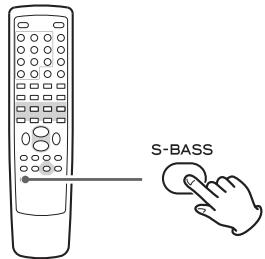 TEAC DR-H300 - S-BASS (Super Bass) button - 1
