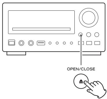 TEAC DR-H300 - Ouverture et fermeture du plateau - 1