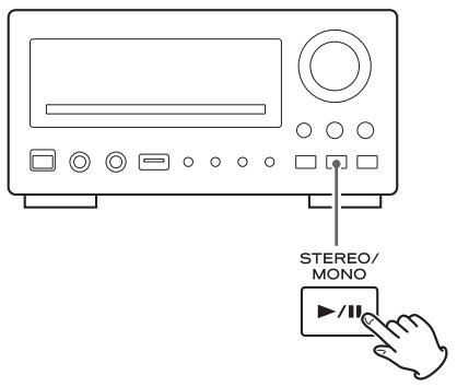 TEAC DR-H300 - Pausing playback (freezing the picture) - 1
