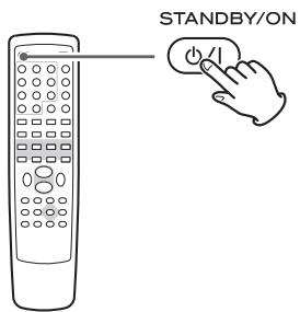 TEAC DR-H300 - Appuyez sur la touche standby/on pour éteindre l'appareil (lemetre en veille). - 1