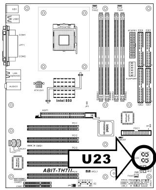 ABIT TH7II - CD1, CD2, AUX1: Connecteurs audio internes - 2