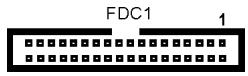 ABIT TH7II - Connecteur FDC1 - 2