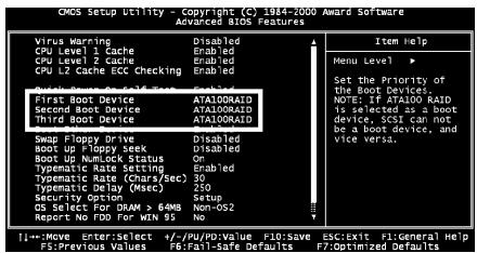 ABIT TH7II - 4-4. Configuration du BIOS pour le RAID - 1