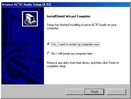 ABIT TH7II - Appendice c. installation des pilotes audio - 1