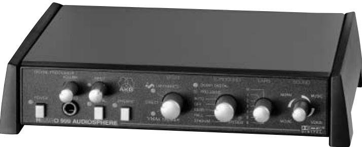 AKG HEARO 999 AUDIOSPHERE PROCESSOR - HEARO 999 AUDIOSPHERE DIGITAL PROCESSOR - 1