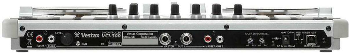 VESTAX VCI-300 - FACE Avant et FACE arriere - 2