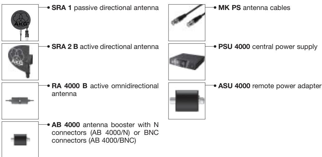 AKG PS 4000 - Optional Accessories - 1
