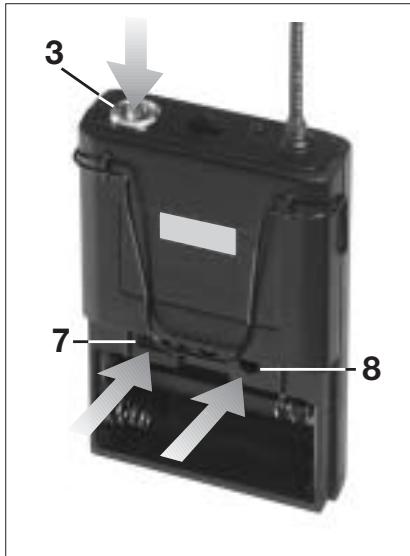 AKG PT 40 - Ligar um instrumento (veja fig. 4) - 1