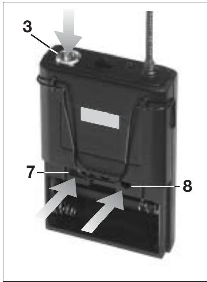AKG PT 40 - Collegamento di uno strumento (vedi fig. 4) - 1