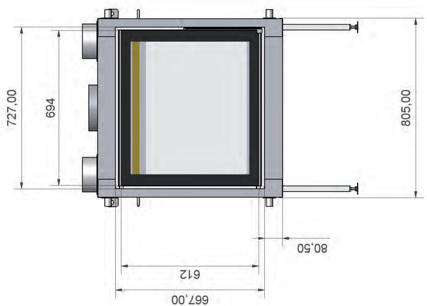 WANDERS KANDA 50 - Tabelle für Isolation bei Wanddicke - 2
