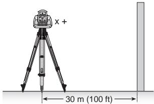 TRIMBLE LL100 - Contrôle de la précision (Y ou X) - 3