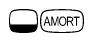 COMPAQ 10BII - Amortissement - 2