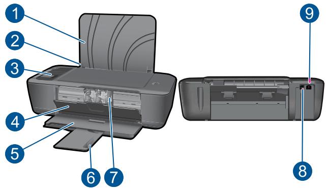 COMPAQ DESKJET 3000 J310A - Composants de l'imprimante - 1