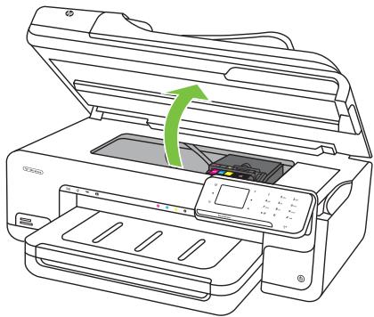 COMPAQ OFFICEJET 7500A - Pour nettoyer la fenêtre de capteur sur les cartouches d'encre - 1