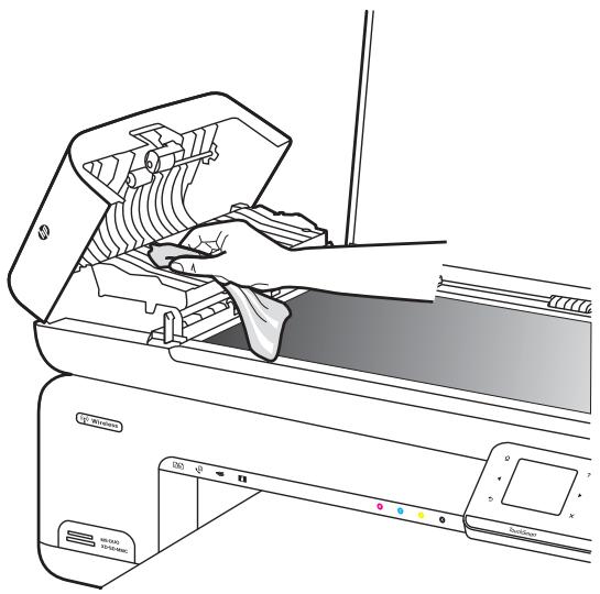 COMPAQ OFFICEJET 7500A - Solution 4: nettoyez les rouleaux - 1