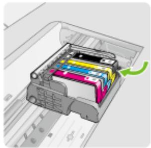 COMPAQ OFFICEJET 7500A - Pour retirer les cartouches d'encre - 1