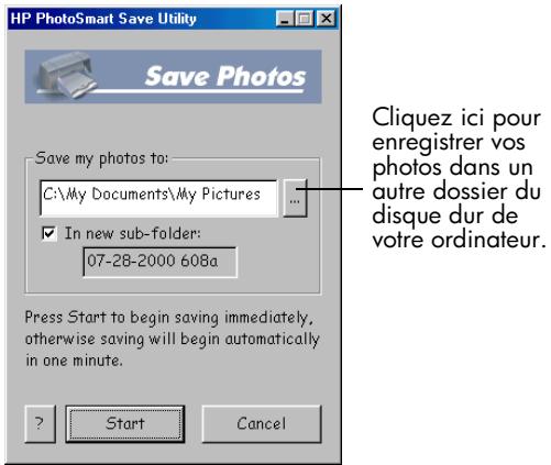 COMPAQ PHOTOSMART 1000 - Pour enregistrer des photos à partir d'une carte mémoire : - 2