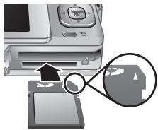 COMPAQ PHOTOSMART R740 - Insertion et formatage d'une carte mémoire (en option) - 1