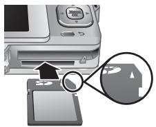 COMPAQ PHOTOSMART R740 - Install and format an optional memory card - 1