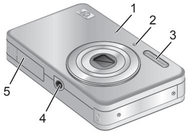 COMPAQ PHOTOSMART R740 - Partes frontal e inferior daamera - 1
