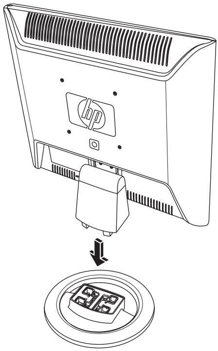 COMPAQ VS15 - Installation du moniteur vs sur un bureau - 1