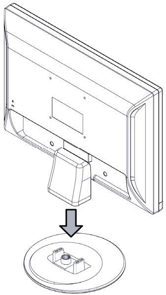COMPAQ W220Q - Fixation de la base - 1