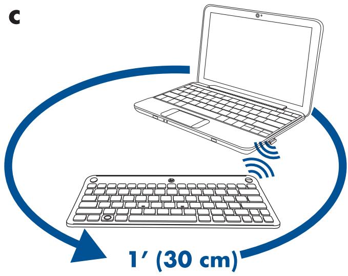 COMPAQ WIRELESS MINI KEYBOARD - 13