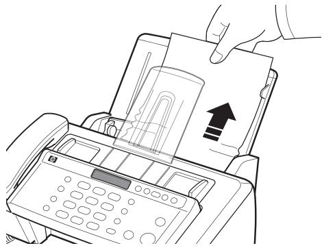 COMPAQ 600 - Si le papier est bloqué dans la zone d'alimentation papier - 1