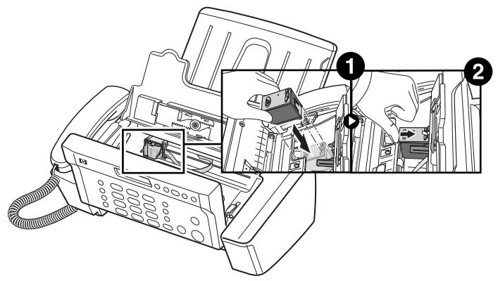 COMPAQ 600 - Remplacement de la cartouche d'impression - 4
