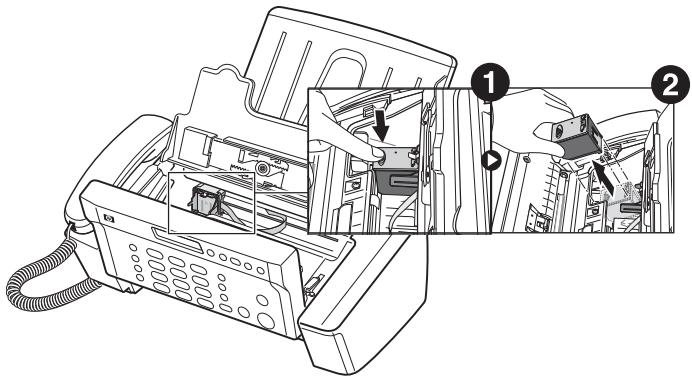 COMPAQ 600 - Remplacement de la cartouche d'impression - 3