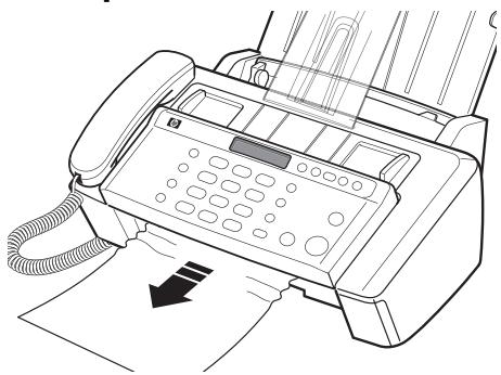COMPAQ 600 - Si le papier est bloqué dans la zone d'impression - 1