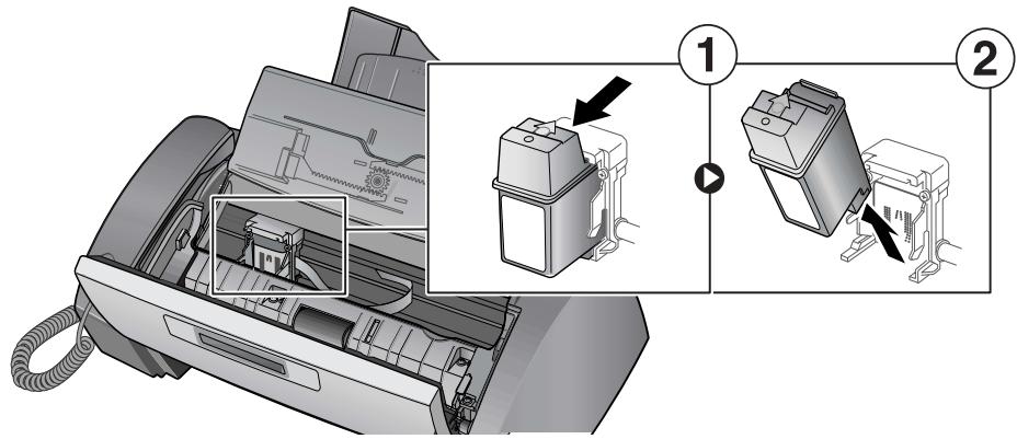 COMPAQ 1010 - Replacement de la cartouche d'encre - 1
