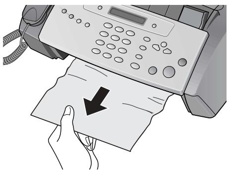 COMPAQ 1010 - Si le papier est coincé dans la zone d'impression - 1