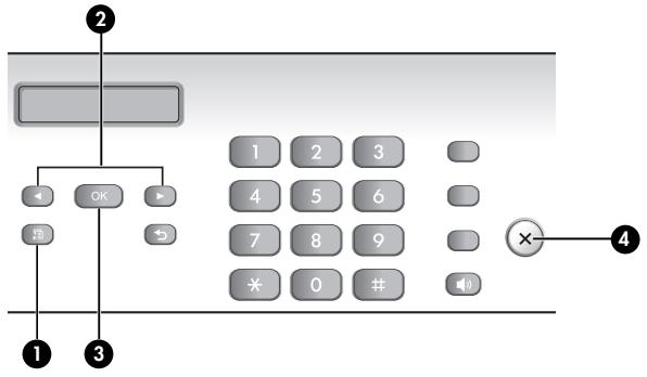 COMPAQ 2140 - Touches du menu - 1
