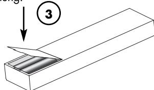 VINCENT SA-94 - Wechsel/Einlagen der Batterien: - 3