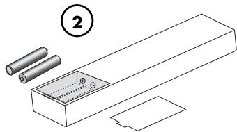 VINCENT SA-94 - Wechsel/Einlagen der Batterien: - 2