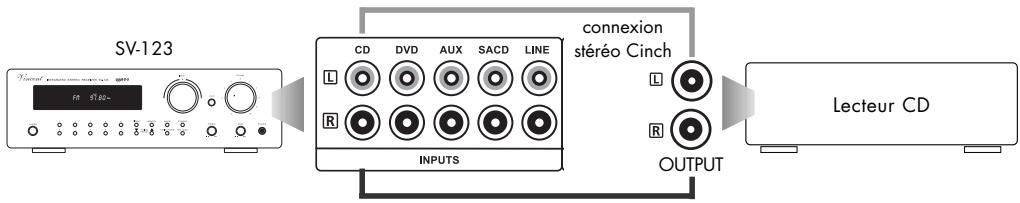 VINCENT SV-123 - CONNEXION DES APPAREILS SOURCE - 2
