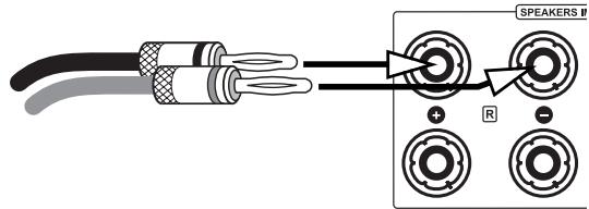 VINCENT SV-236MK - ANSCHLUSS DER LAUTSPRECHER - 1