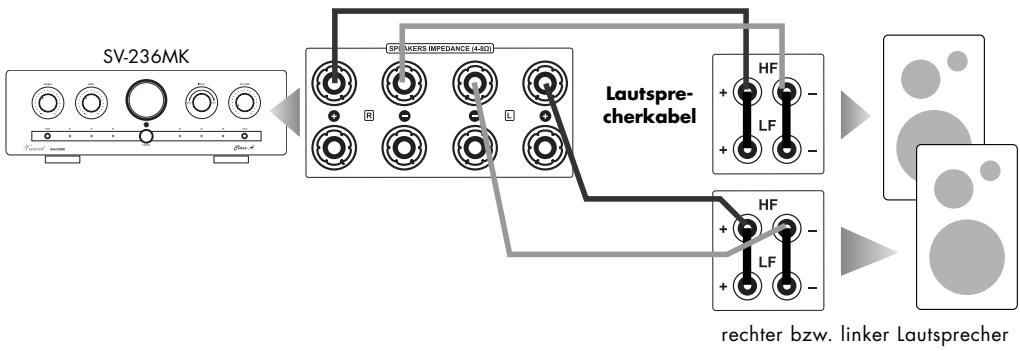 VINCENT SV-236MK - ANSCHLUSS DER LAUTSPRECHER - 1