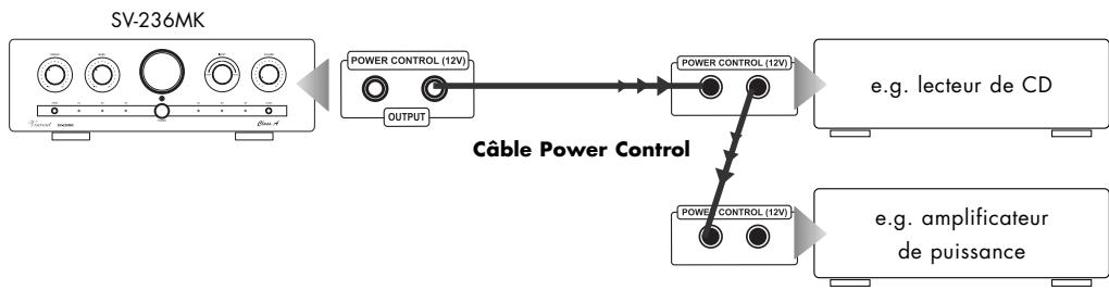 VINCENT SV-236MK - Liaisons CABLES pour la commandde mise sous tension (POWER control) - 1