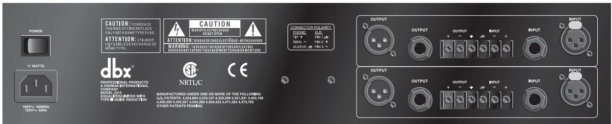 DBX 20 - DESCRIPCIONES DE LOS PANELES POSTERIORES - 3