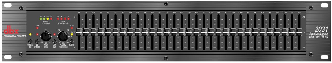 DBX 20 - Réglages - 1