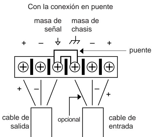 DBX 20 - Conexiones del cableado a masa - 2