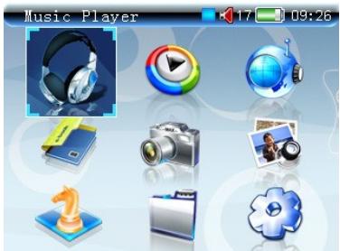 NEONUMERIC NPMP-F1 - Menu principal - 1