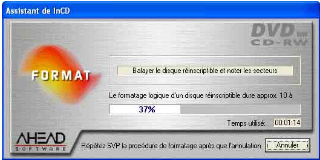 NERO INCD - Formatage de Media CD-RW et DVD-RW - 10