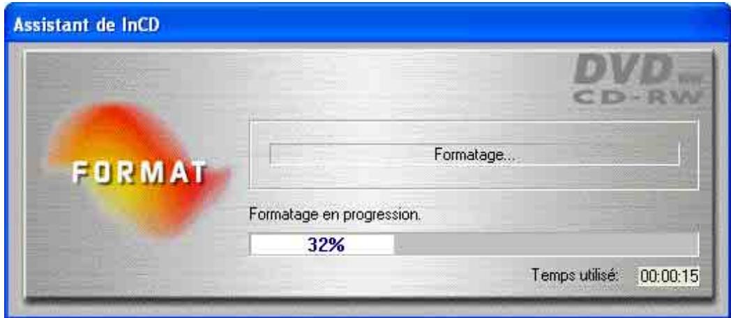 NERO INCD - Formatage de Media DVD+RW - 9