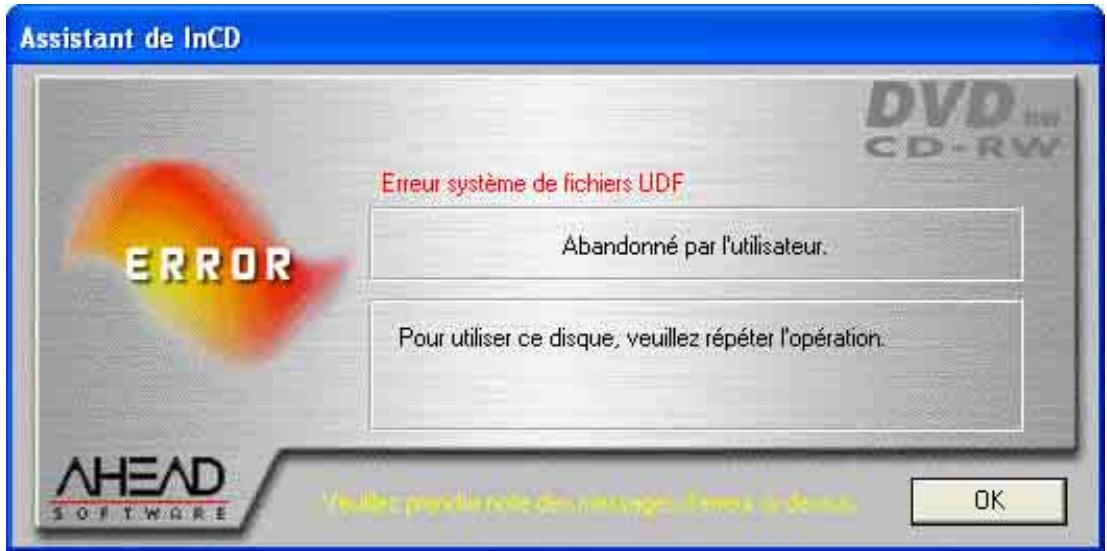 NERO INCD - Formatage de Media CD-RW et DVD-RW - 13