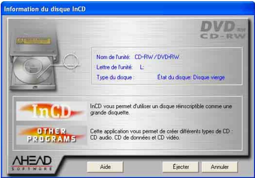 NERO INCD - Formatage de Media CD-MRW - 2