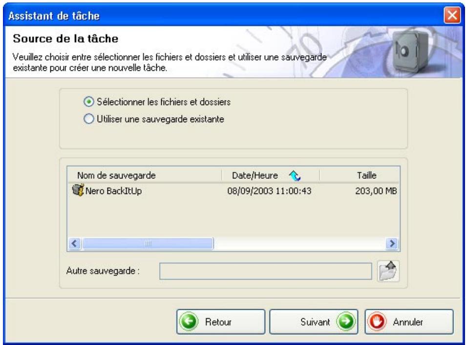 NERO BACKITUP - Création de travaux - 2