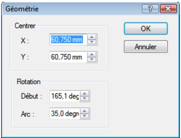 NERO COVERDESIGNER 9 - Fenêtre Géométrie pour les objets pliers - 1